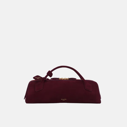 Le Teckel Clutch In Suede Goatskin
