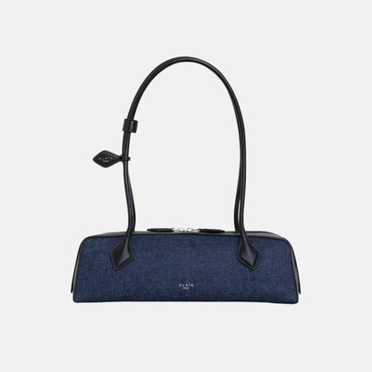 Le Teckel Medium Bag In Denim And Leather