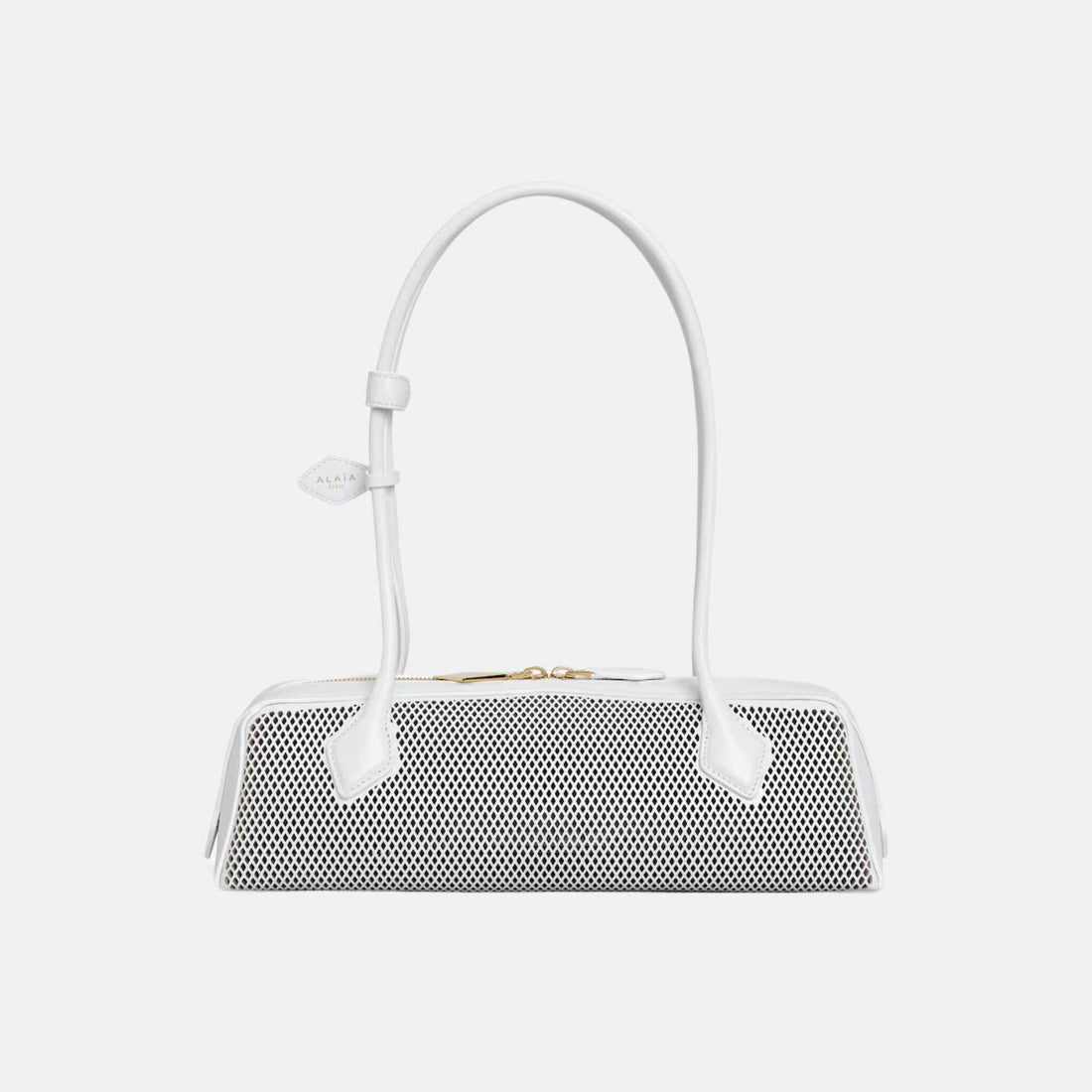 Le Teckel Medium Bag In Perforated Leather