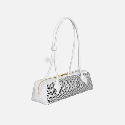 Le Teckel Medium Bag In Perforated Leather