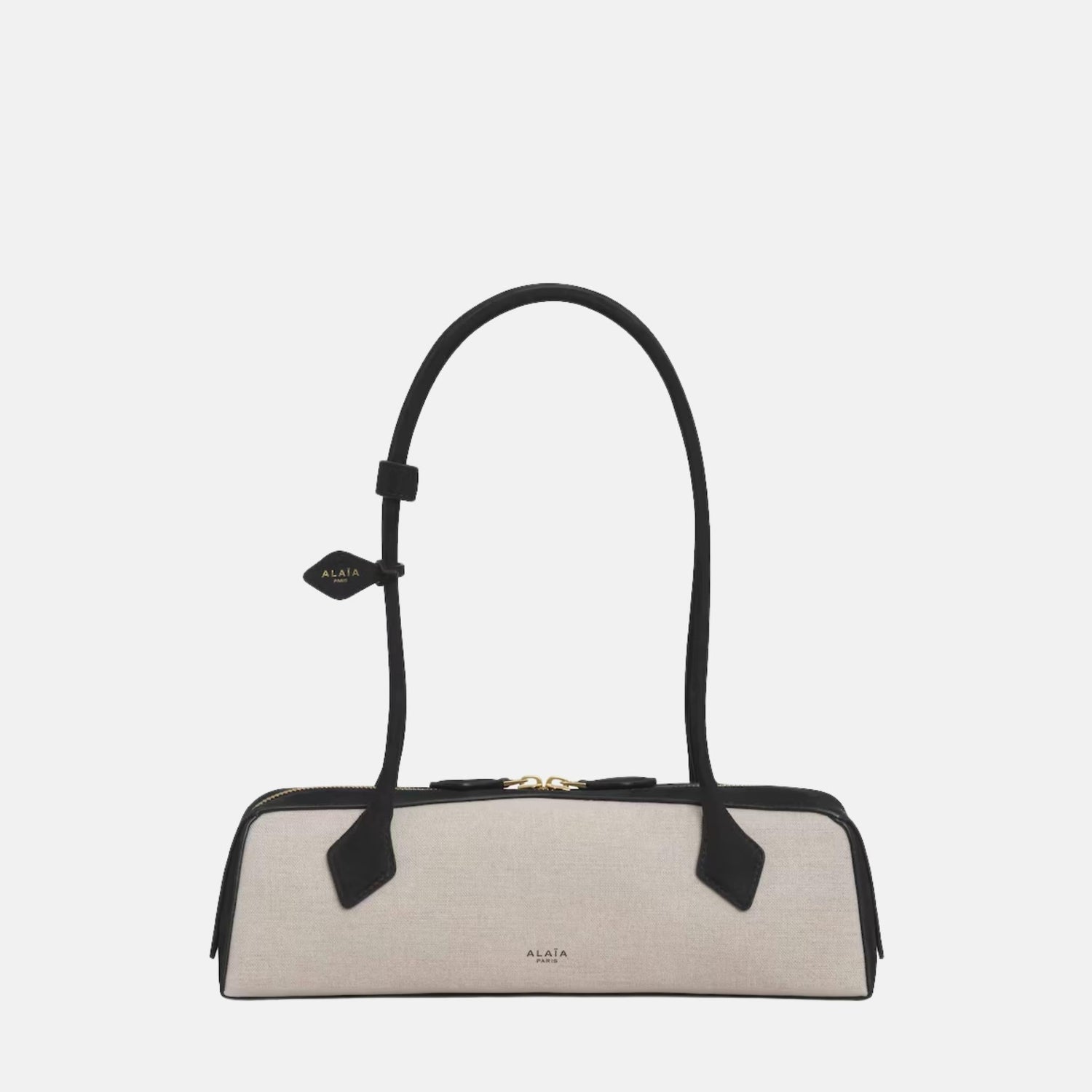 Le Teckel Medium Canvas and Nubuck Bag