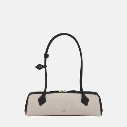 Le Teckel Medium Canvas and Nubuck Bag