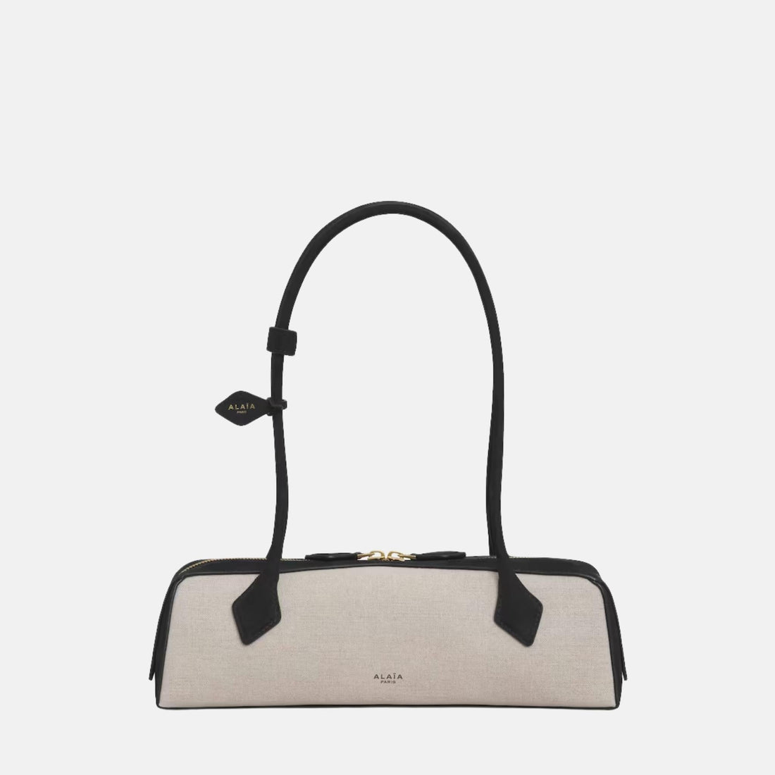 Le Teckel Medium Canvas and Nubuck Bag