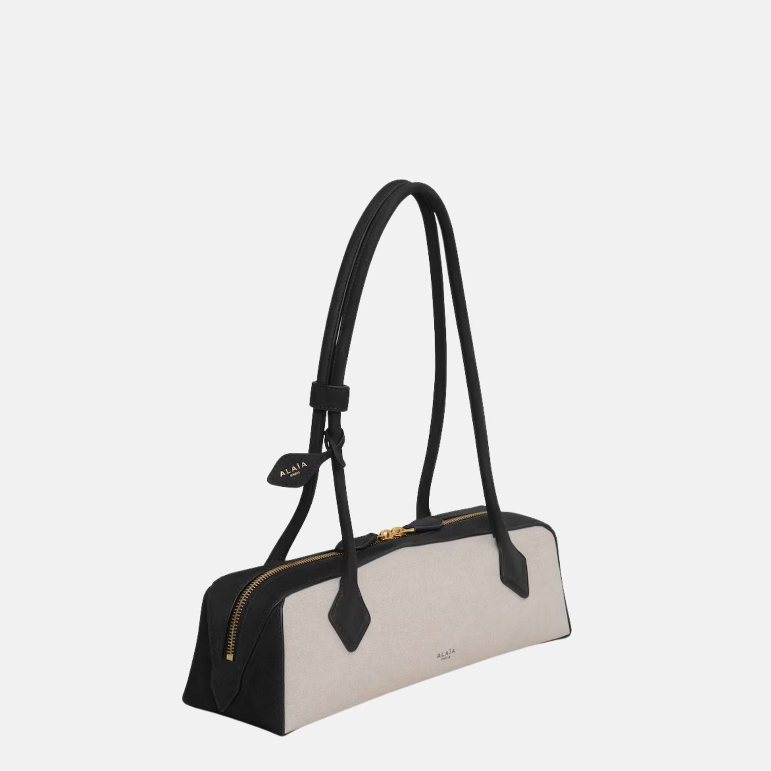 Le Teckel Medium Canvas and Nubuck Bag