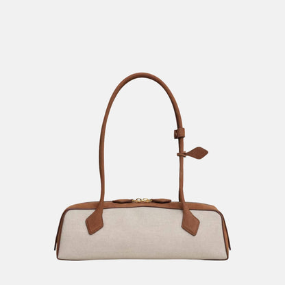 Le Teckel Medium Canvas and Nubuck Bag