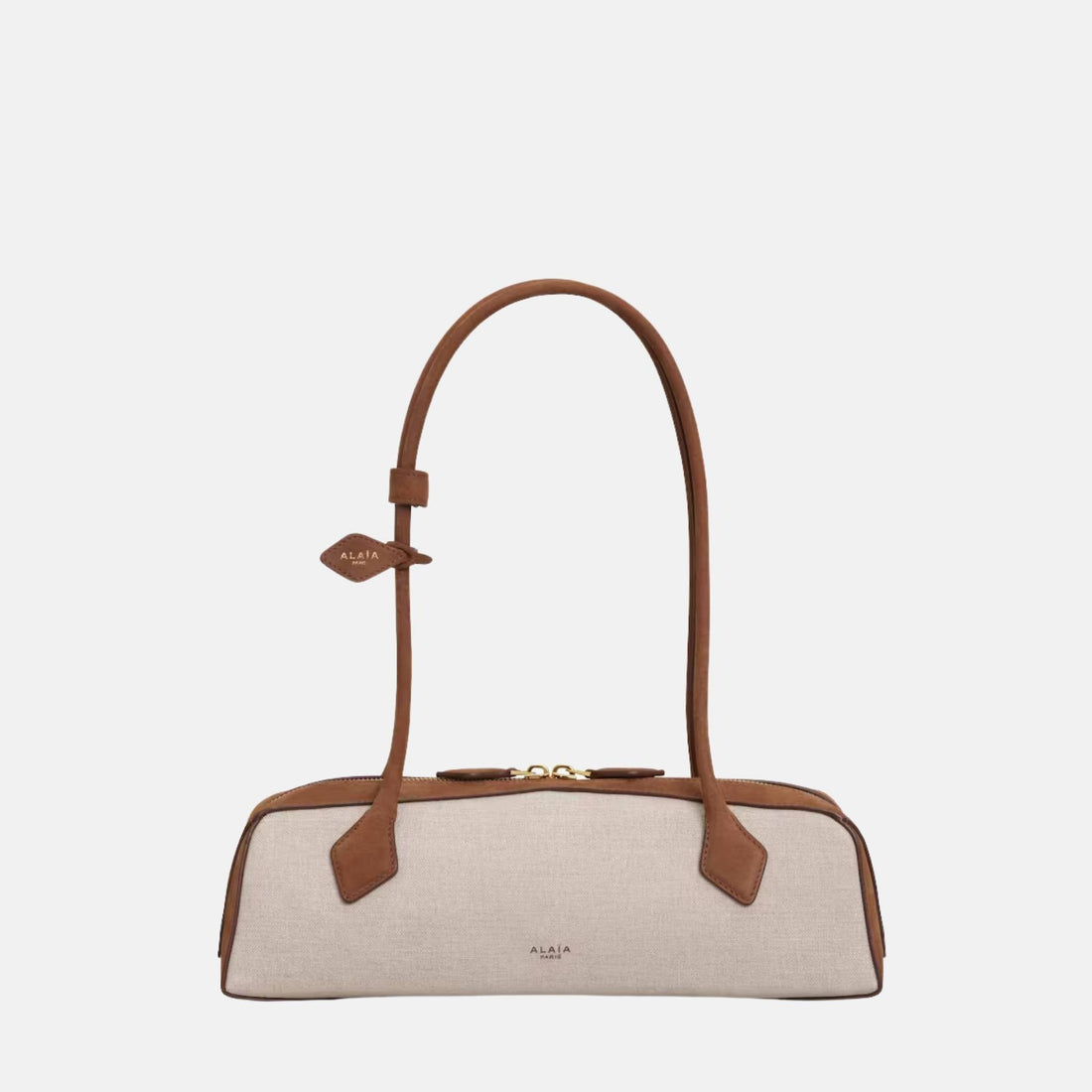 Le Teckel Medium Canvas and Nubuck Bag