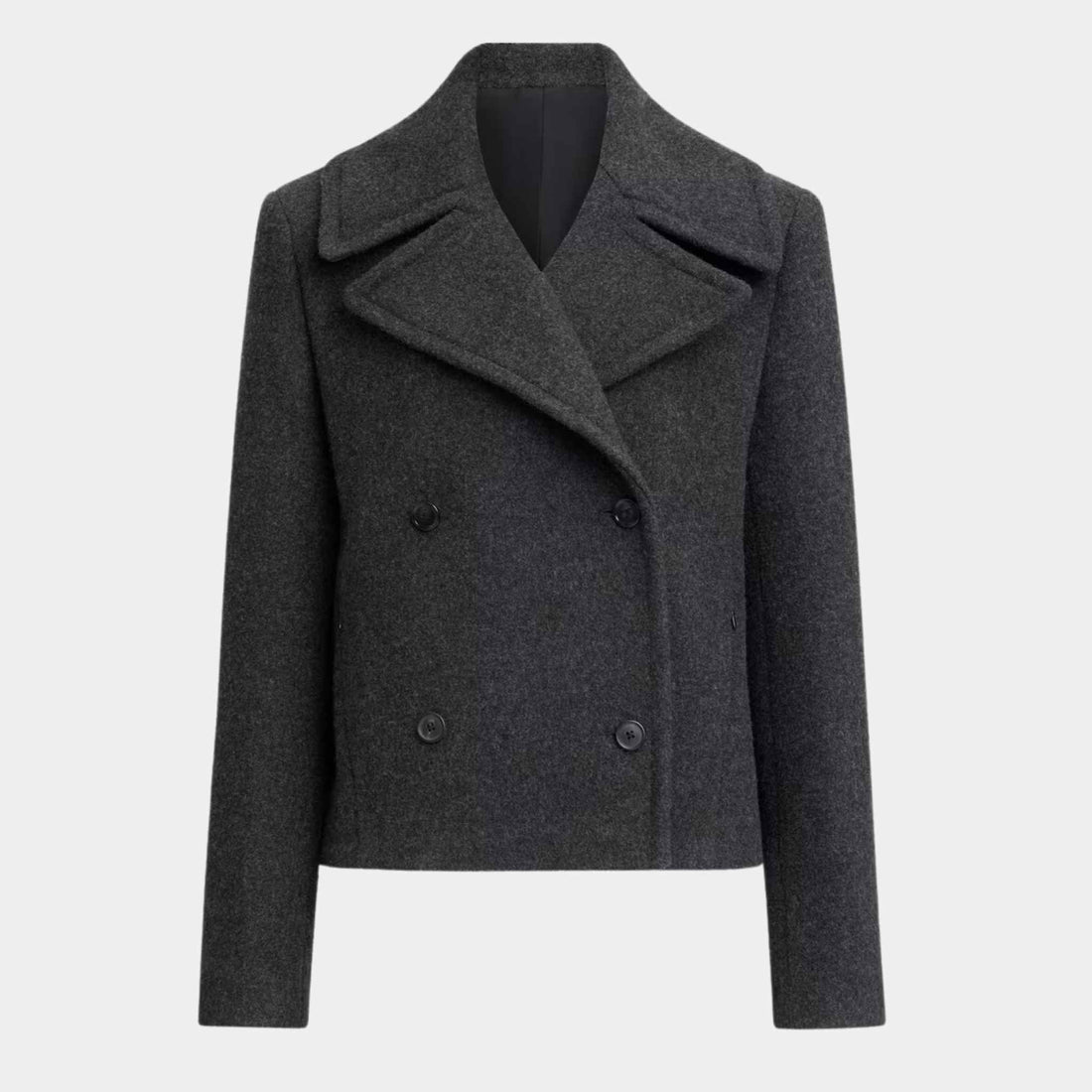 Merino Wool Pea Coat