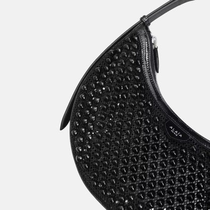 One Piece Demi Lune Bag In Fishnet Pyramids