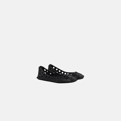 Perfo Ballet Flats In Perforated Leather