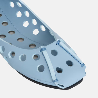 Perfo Ballet Flats In Perforated Leather