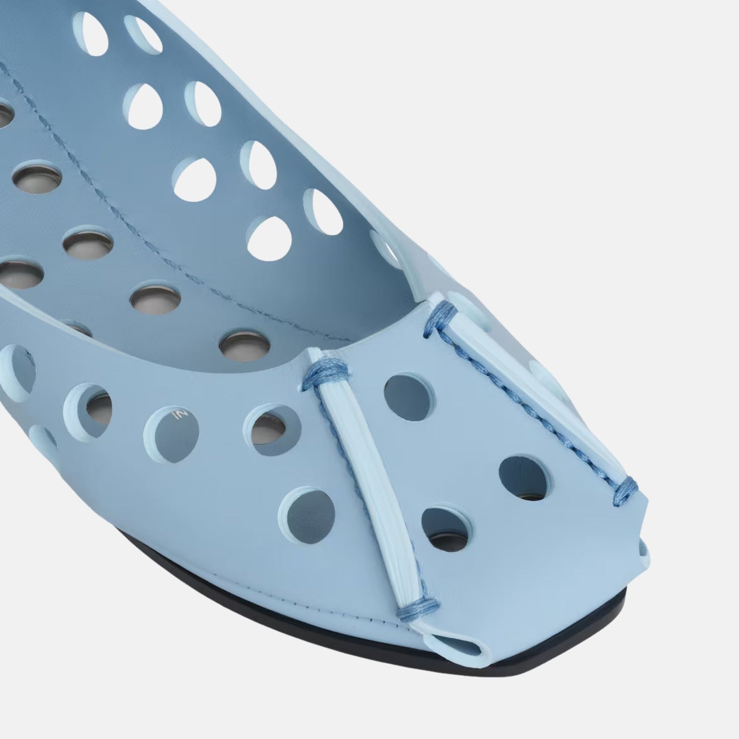 Perfo Ballet Flats In Perforated Leather