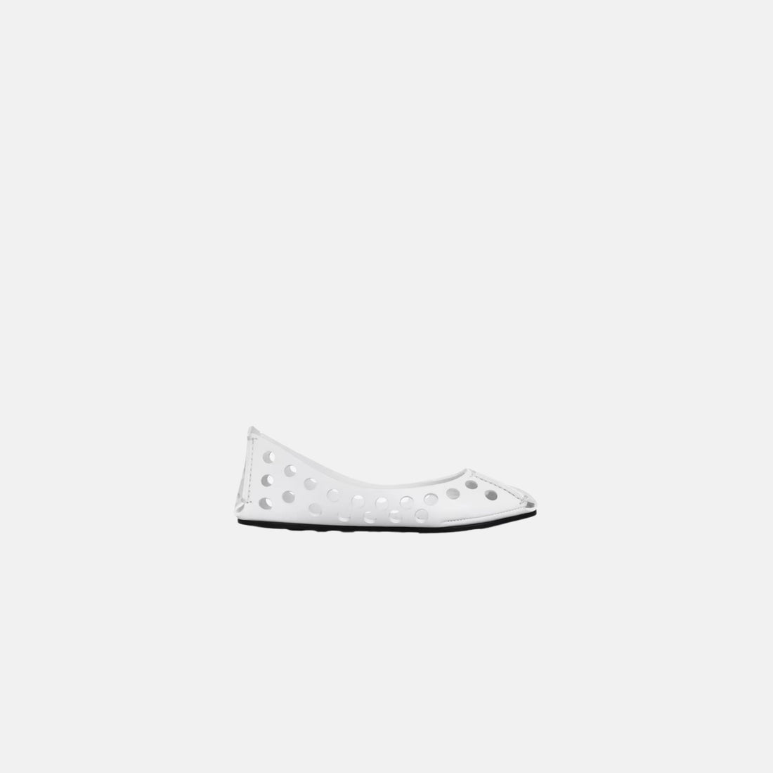 Perfo Ballet Flats In Perforated Leather