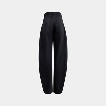 Round Jeans In Denim