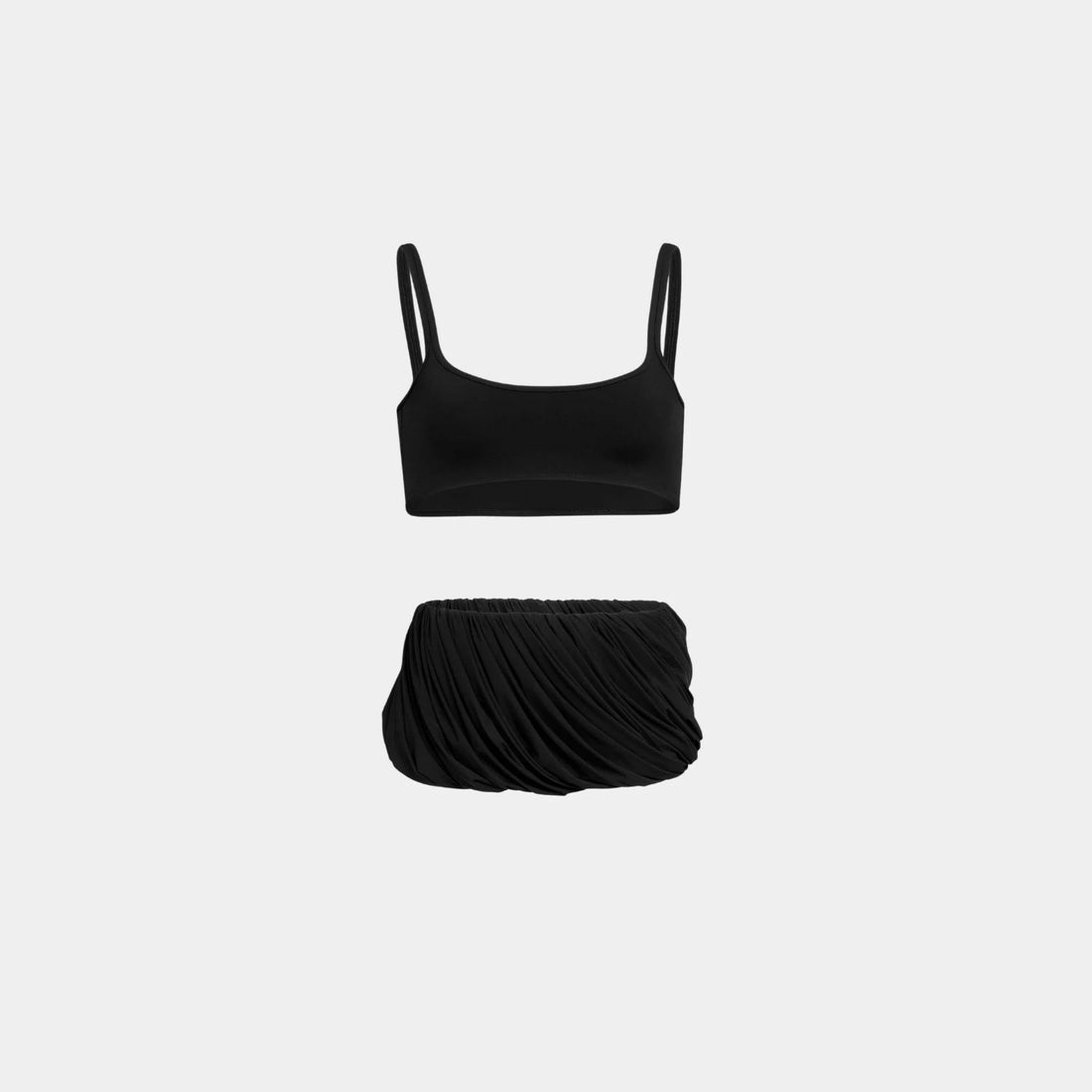 Sculpting Jersey Twisted Bikini Set