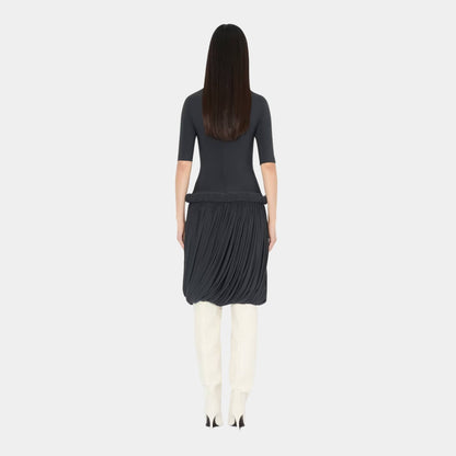 Short Dress In Supple Jersey