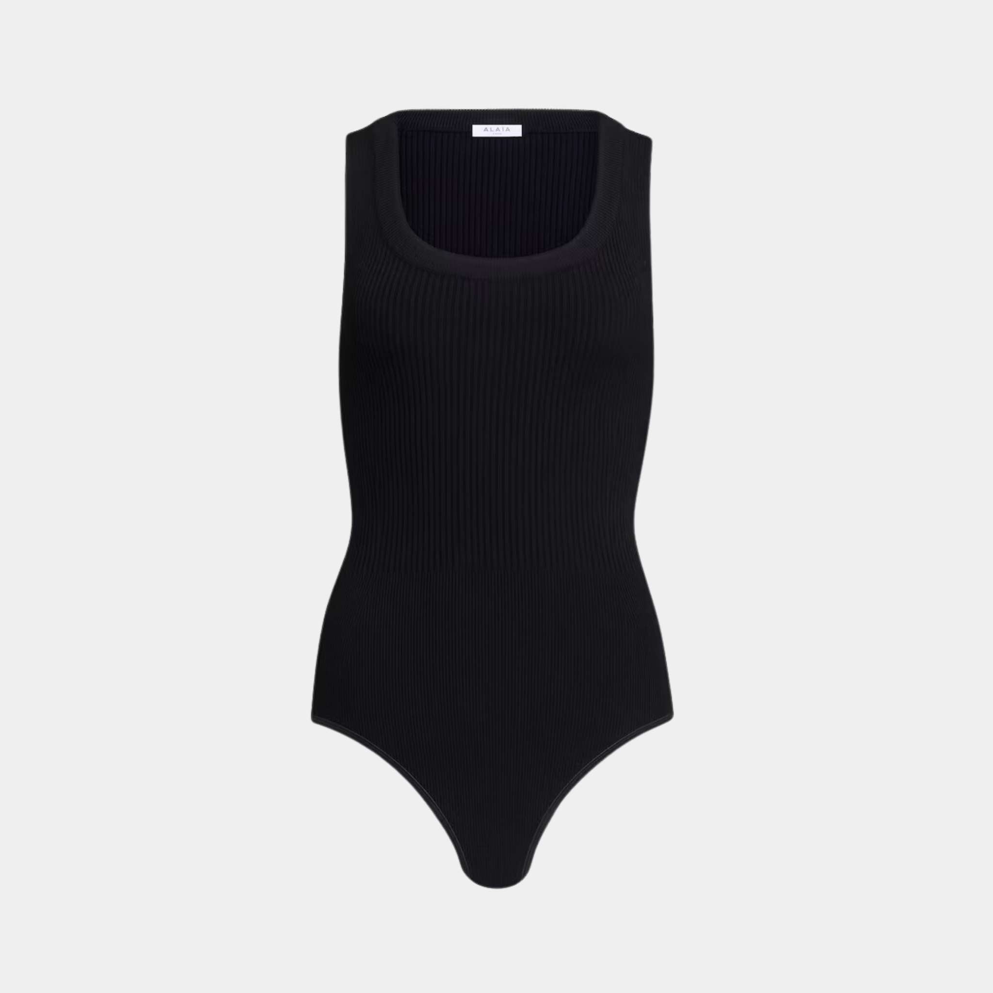 Sleeveless Ribbed Knit Bodysuit