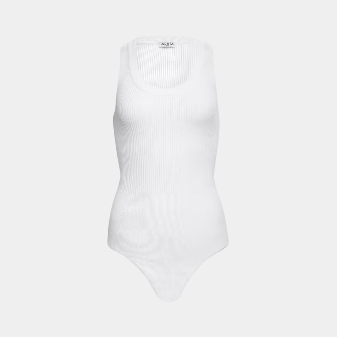Sleeveless Ribbed Knit Bodysuit