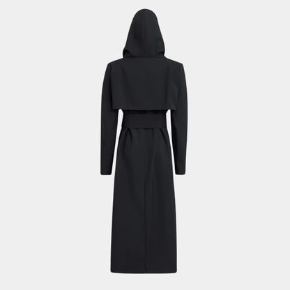 Tailored Wool Coat With Hood