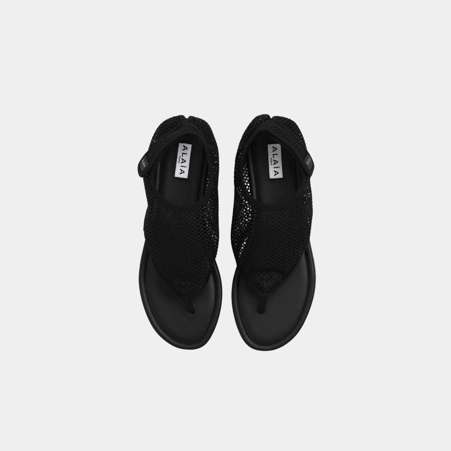 Thong Sandals In Fishnet