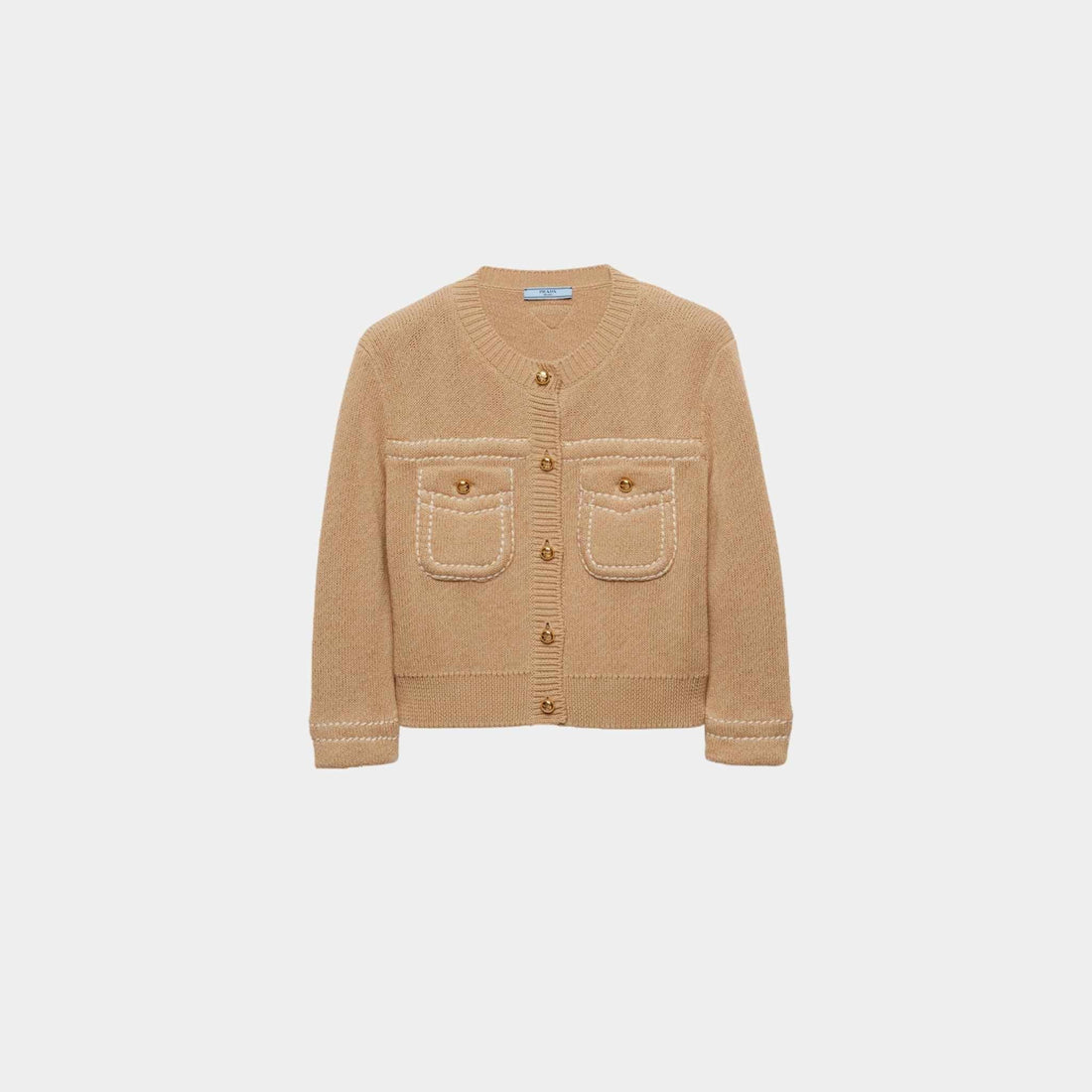 Albino White Cotton Cardigan