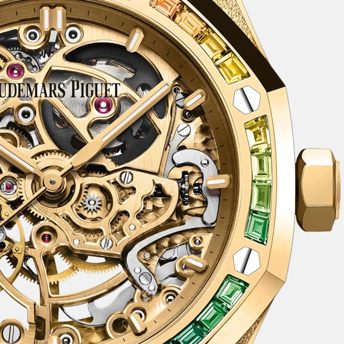 Royal Oak Frosted Gold Double Balance Skeleton 15468BA.YG.1259BA.01-B