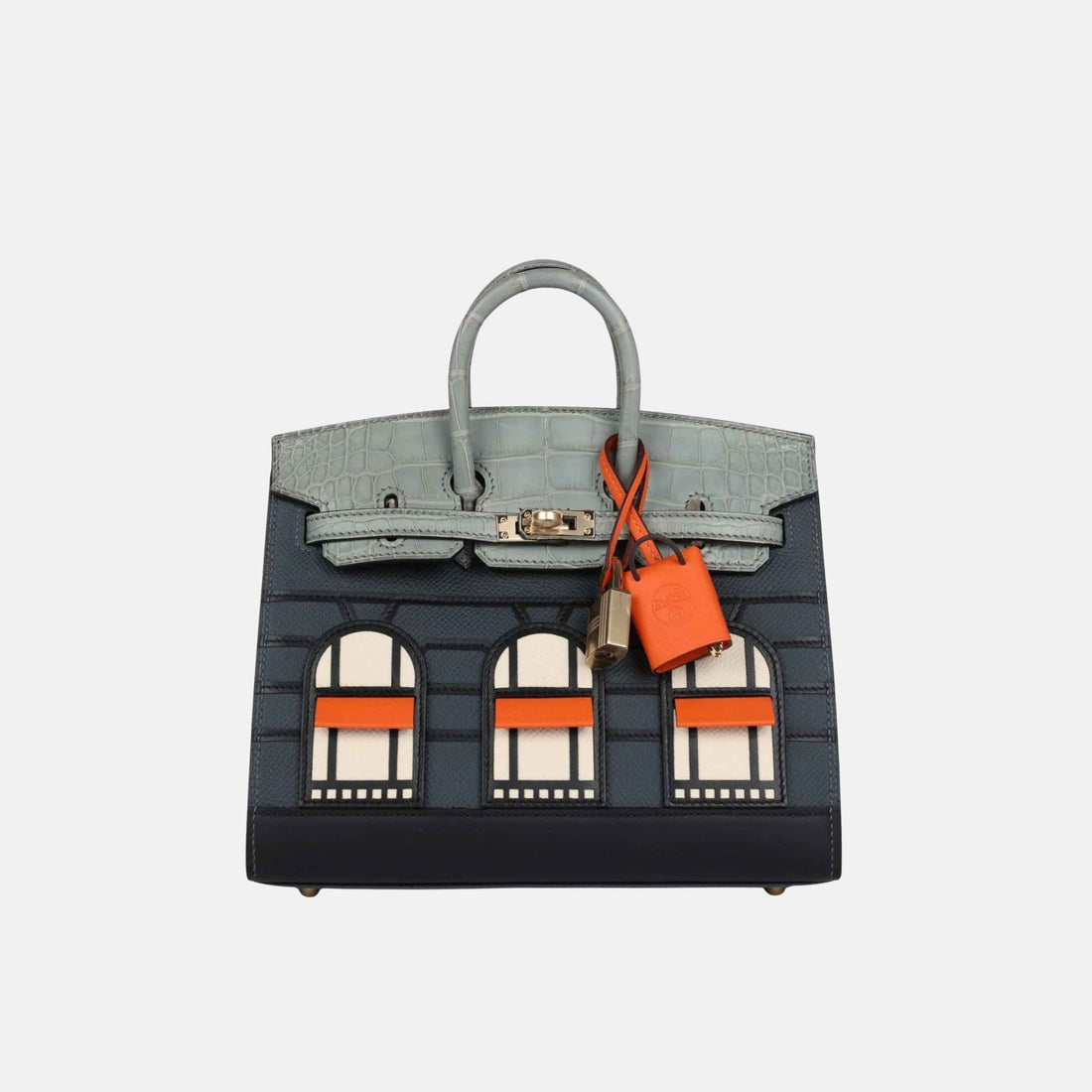 Birkin 20 Faubourg Rainy Days Gris Misty PBHW