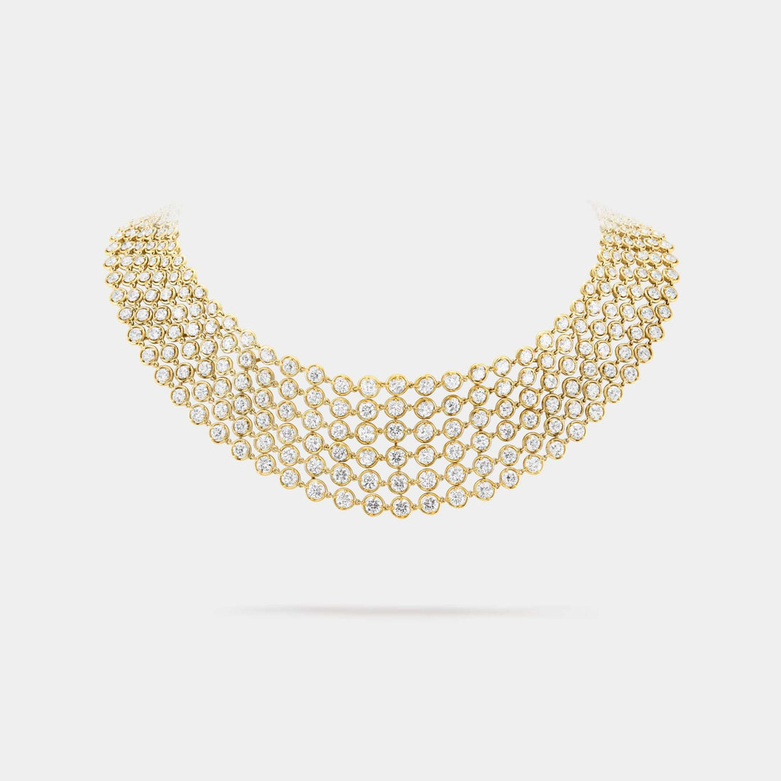 Palmyre Necklace Yellow Gold Diamond