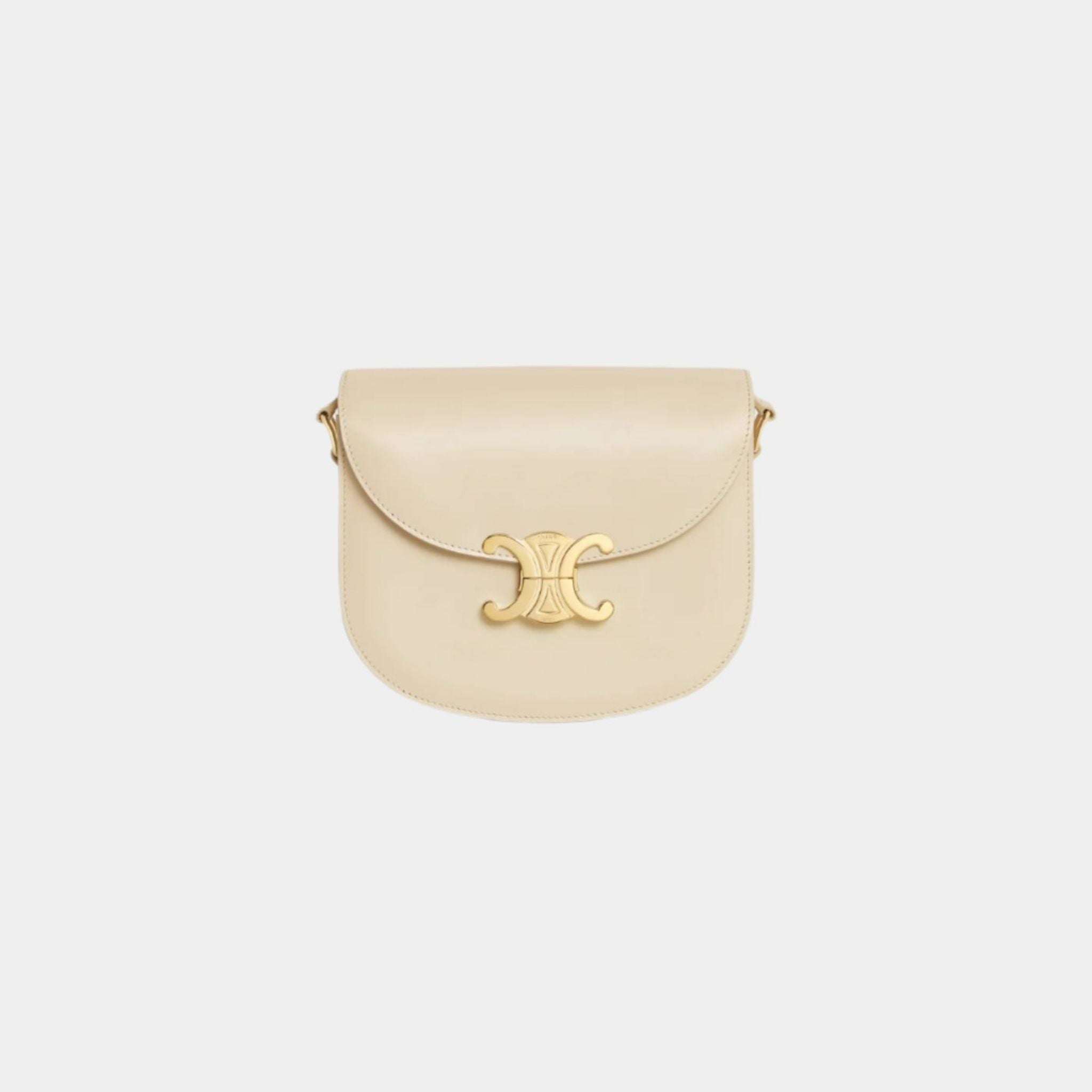 Besace Clea In Shiny Calfskin Handbag