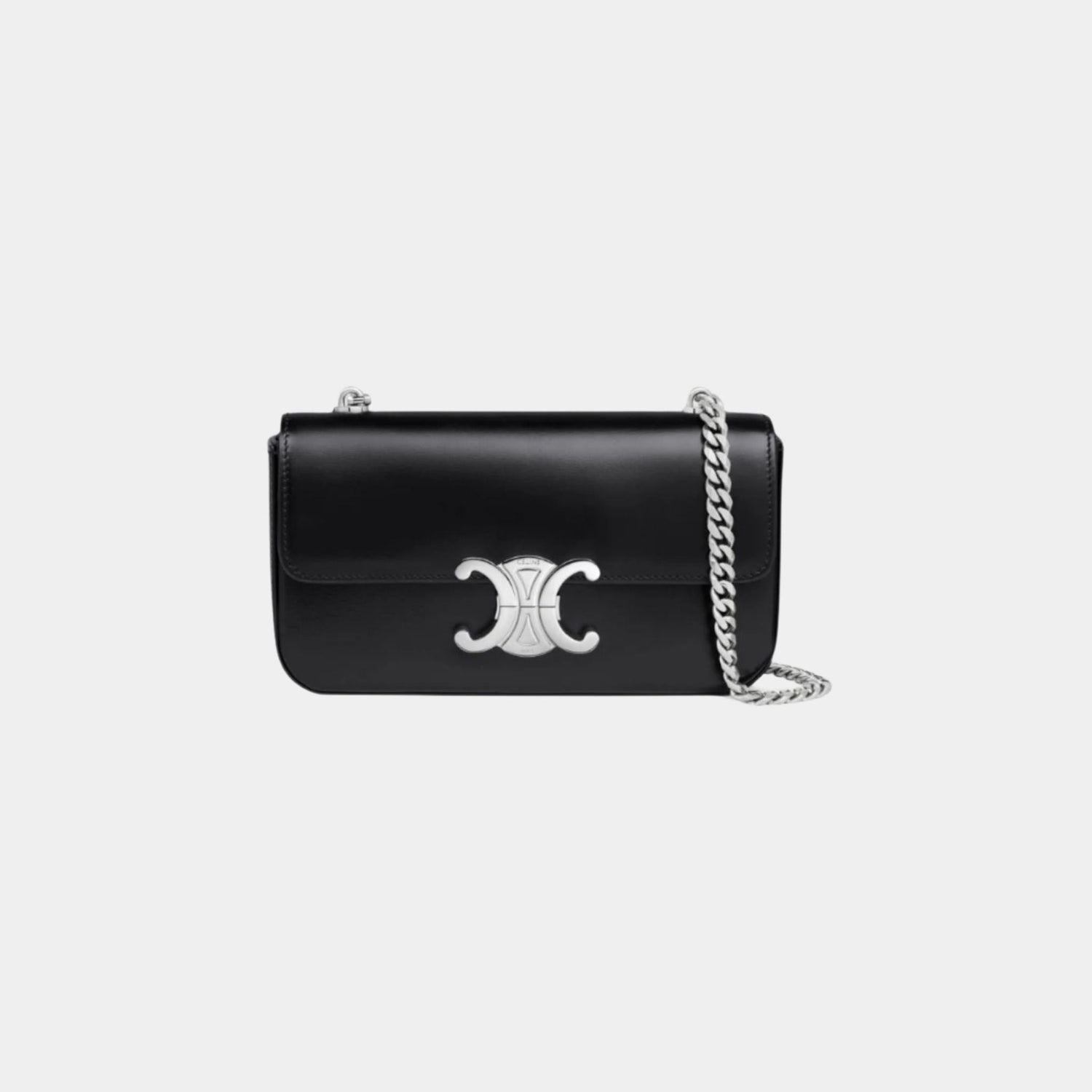 Chain Shoulder Bag Claude In Shiny Calfskin Handbag