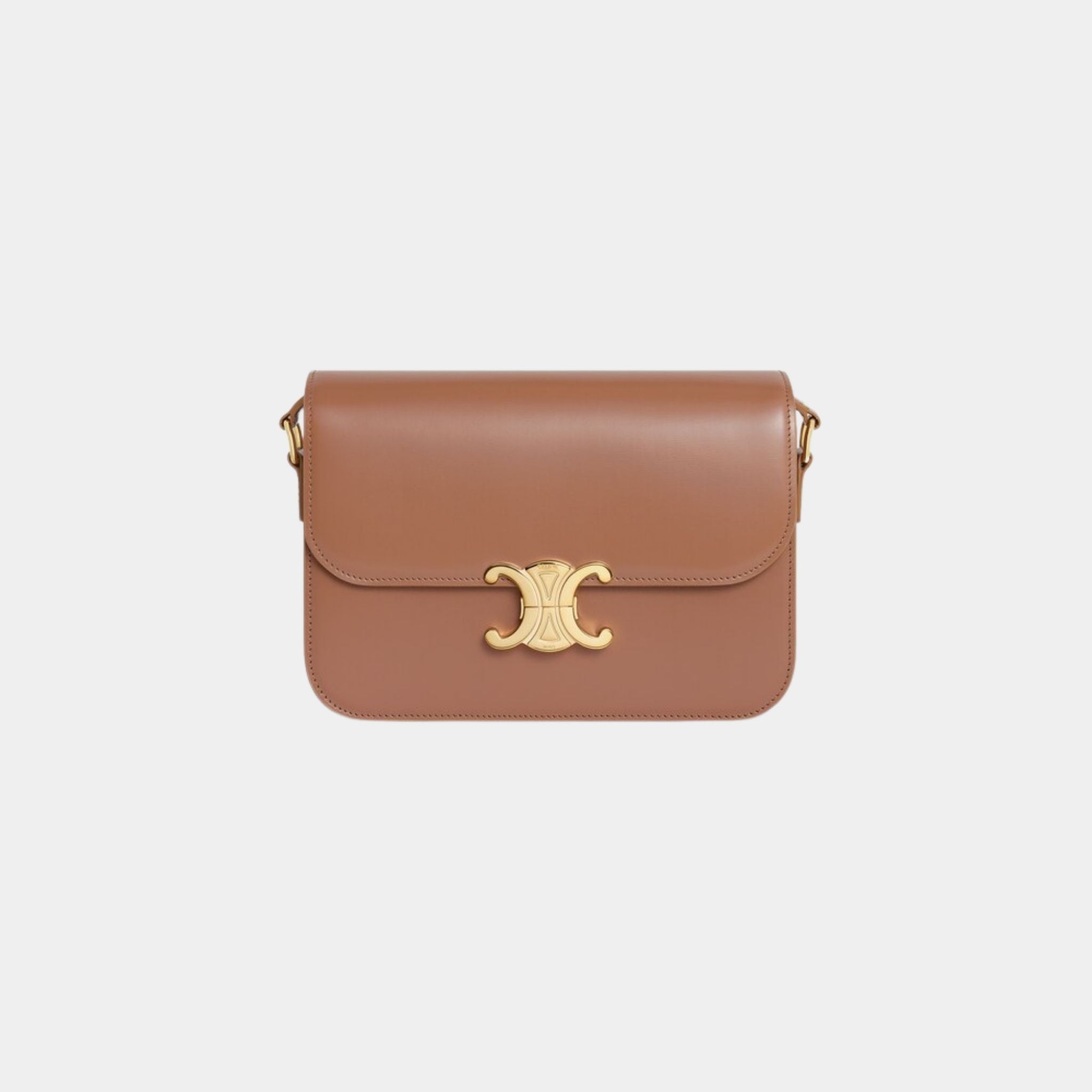 Classique Triomphe Bag In Shiny Calfskin Handbag