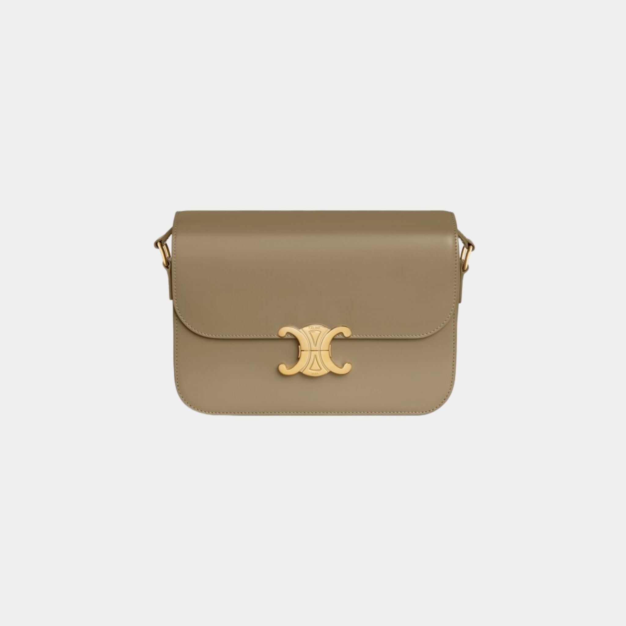 Classique Triomphe Bag In Shiny Calfskin Handbag