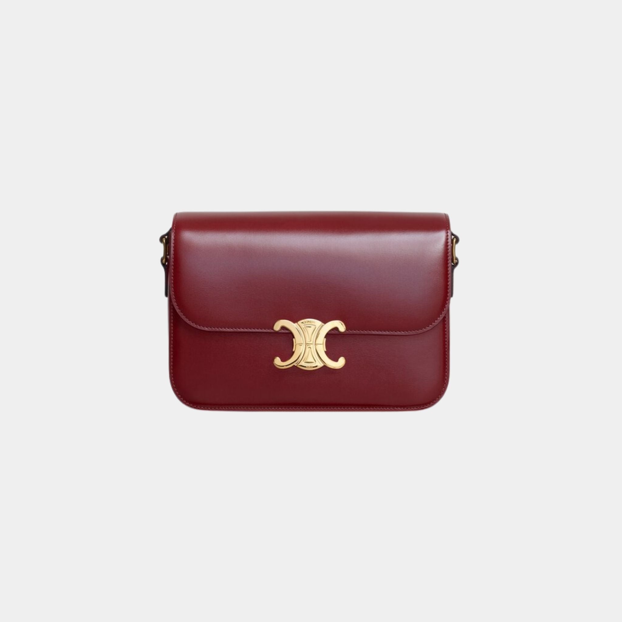 Classique Triomphe Bag In Shiny Calfskin Handbag
