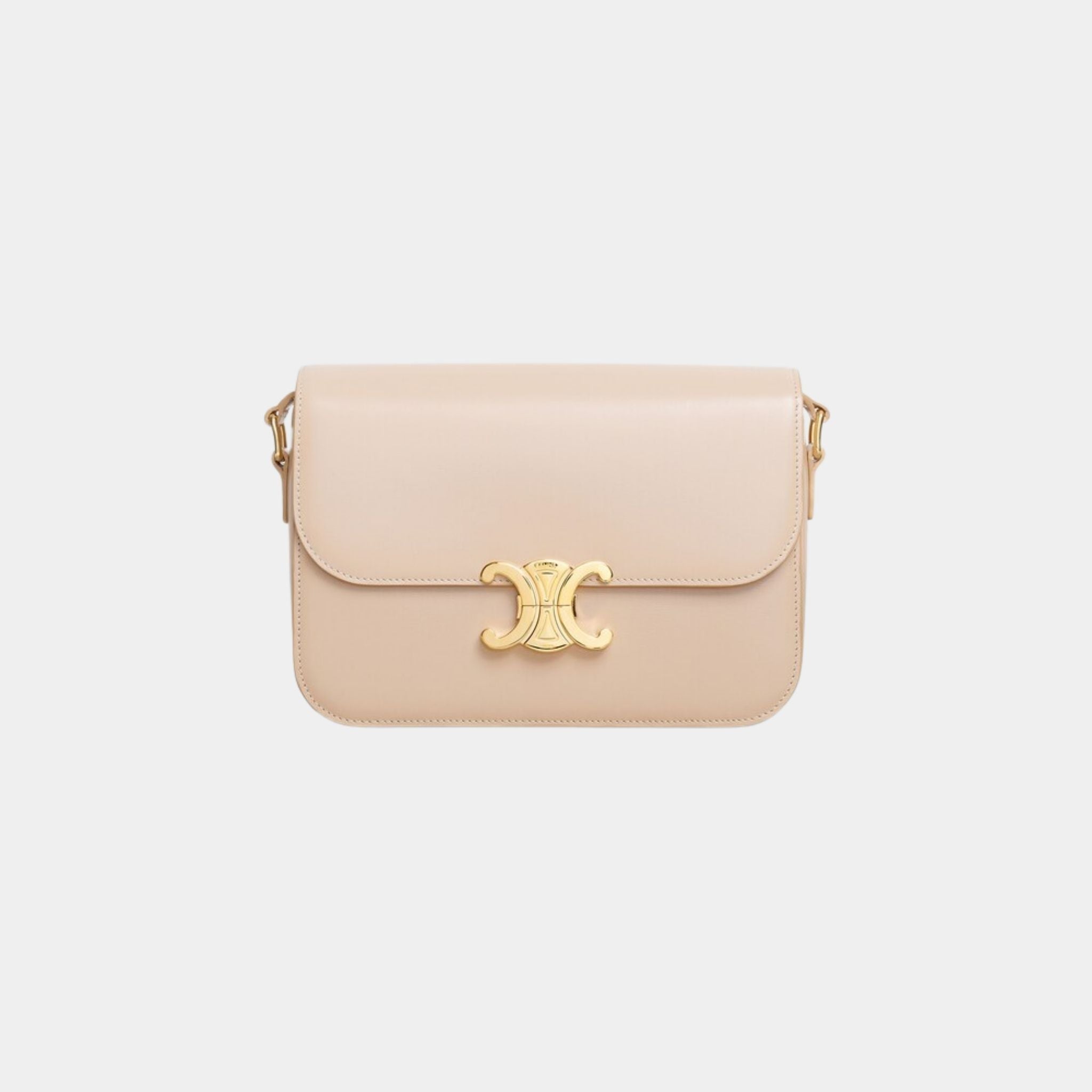 Classique Triomphe Bag In Shiny Calfskin Handbag