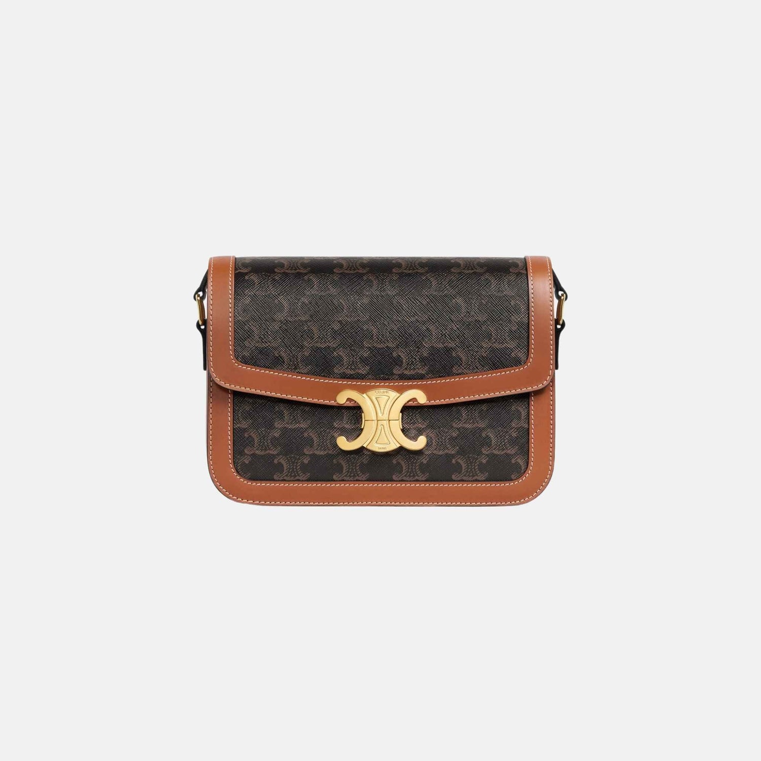 Classique Triomphe Bag In Triomphe Canvas And Calfskin