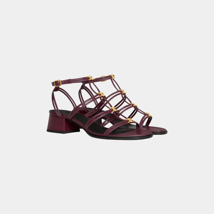 Celine Clemence Multi Triomphe Sandal in Lambskin