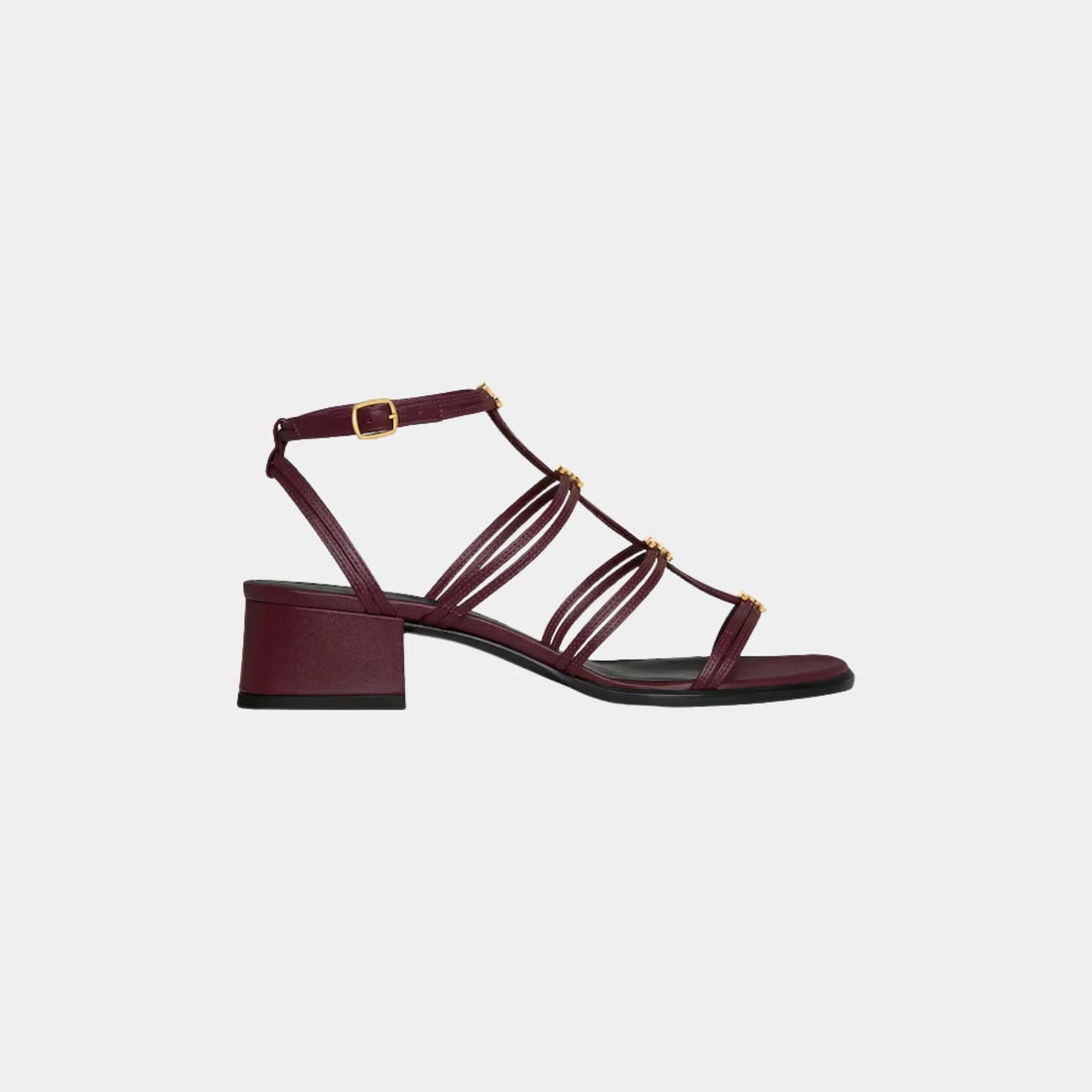 Celine Clemence Multi Triomphe Sandal in Lambskin