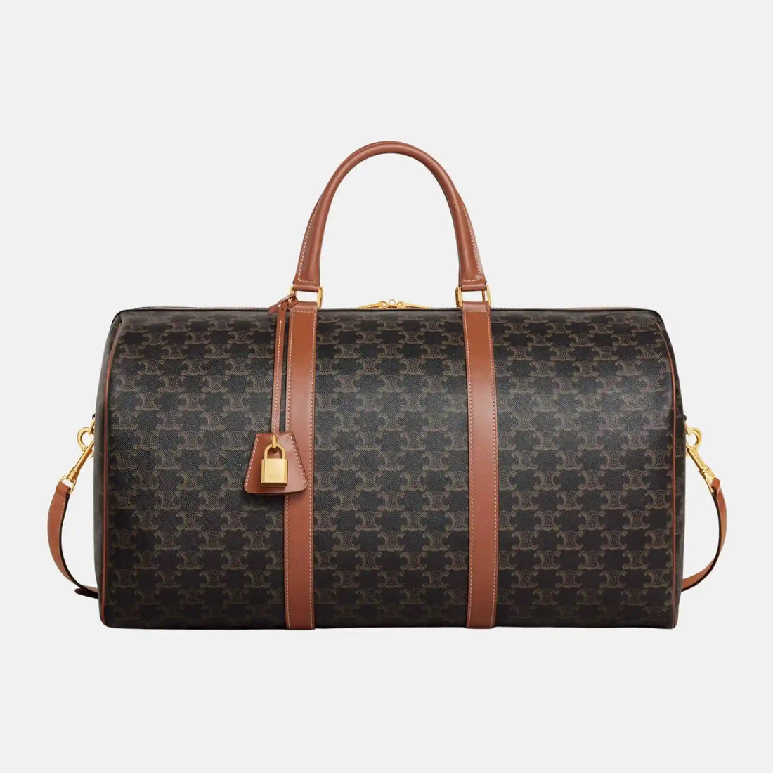 Large Travel Bag In Triomphe Canvas And Calfskin