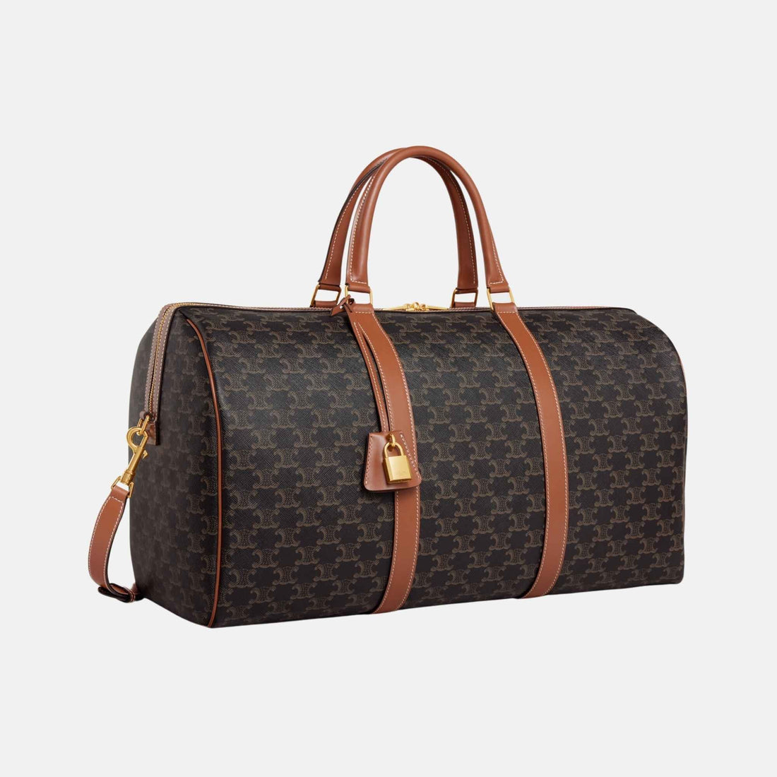 Large Travel Bag In Triomphe Canvas And Calfskin