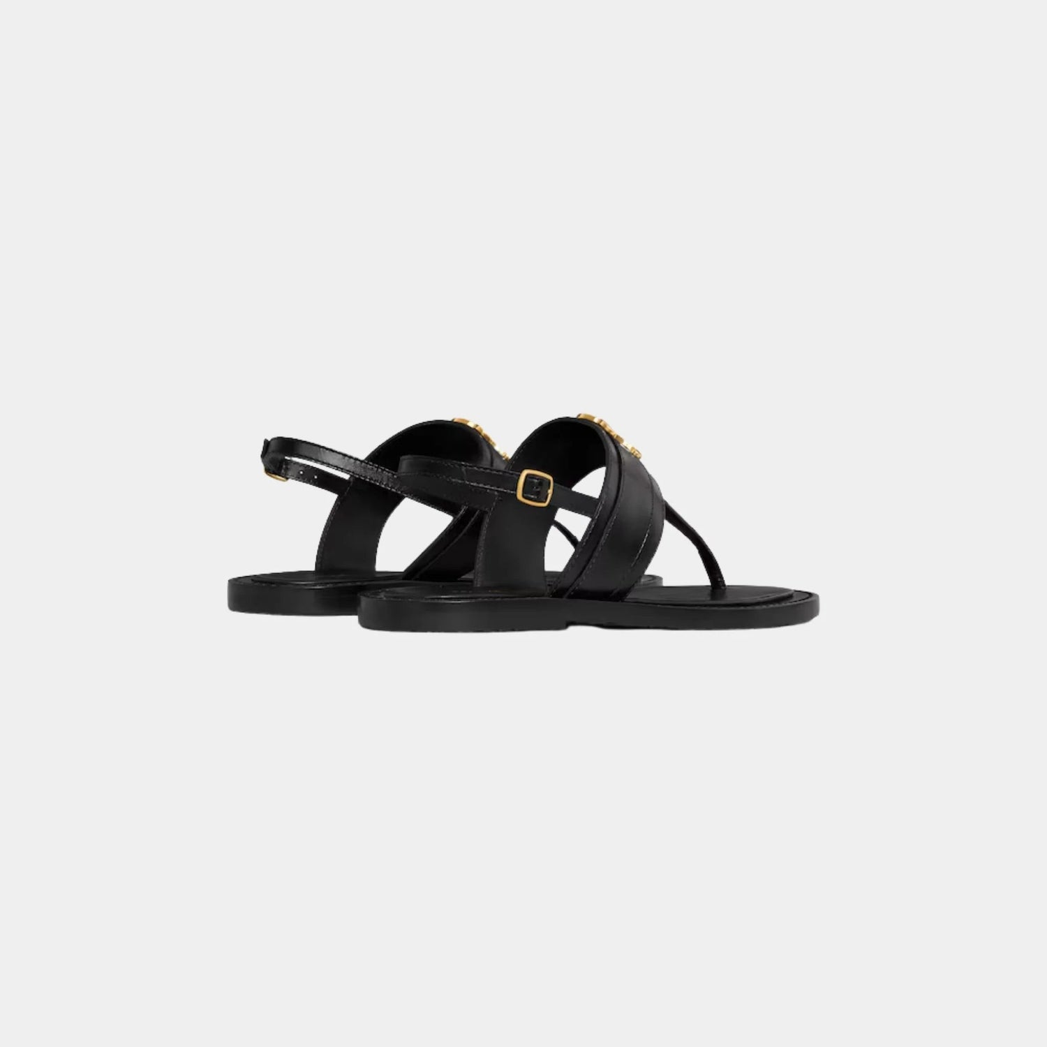 Celine Lympia Triomphe Thong in Calfskin