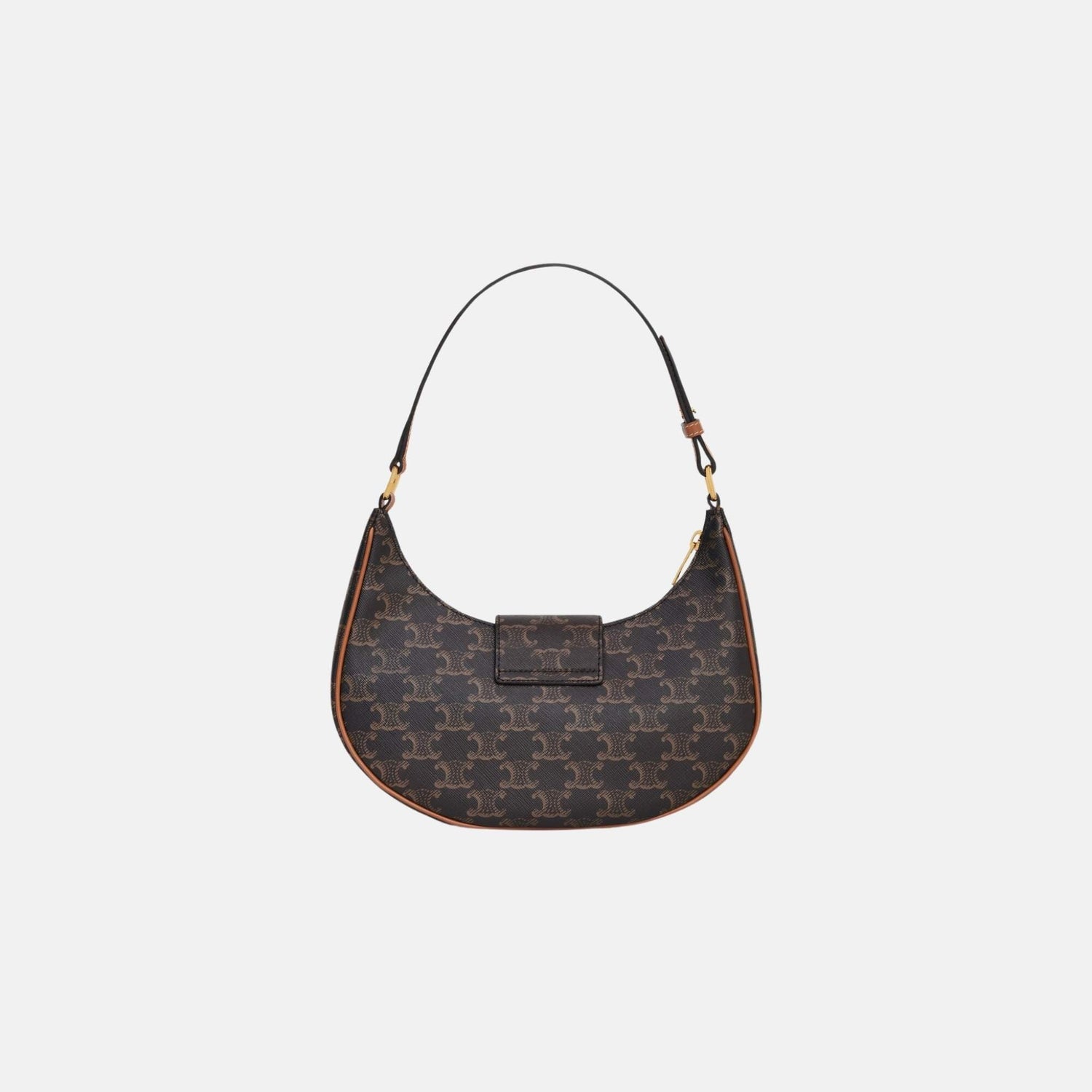 Medium Ava Triomphe Bag In Triomphe Canvas And Calfskin