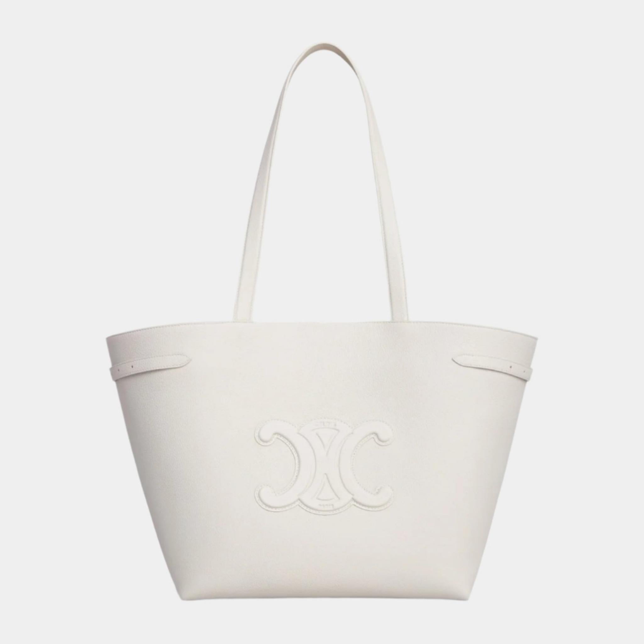 Medium Cabas Anais Cuir Triomphe In Grained Calfskin Handbag