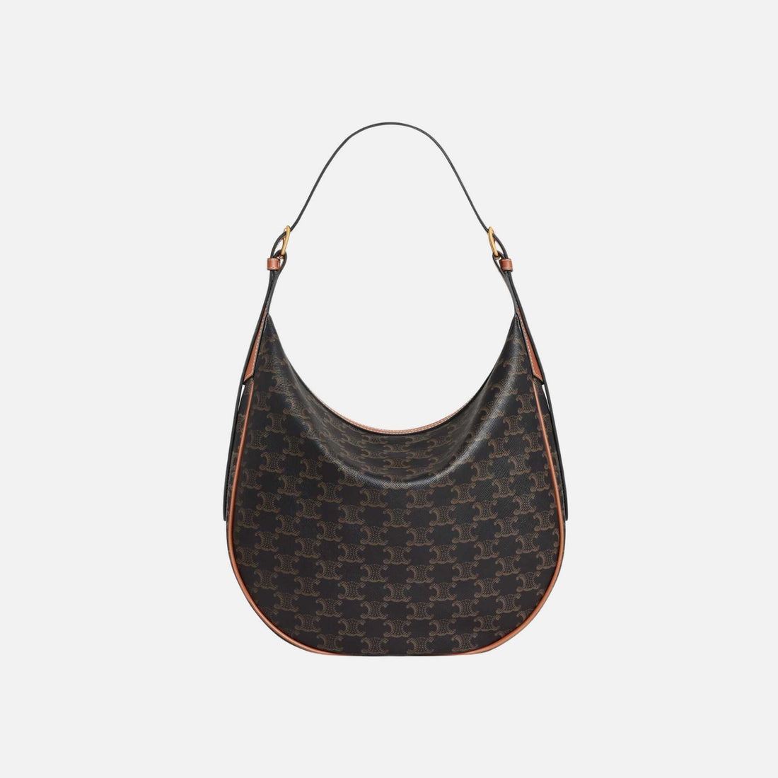 Medium Heloise Bag In Triomphe Canvas And Calfskin