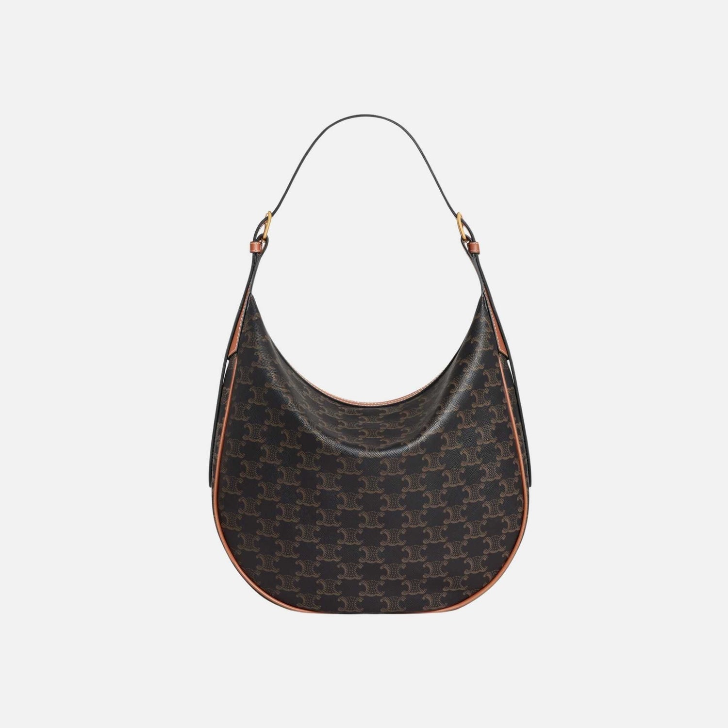 Medium Heloise Bag In Triomphe Canvas And Calfskin