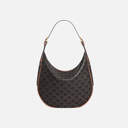 Medium Heloise Bag In Triomphe Canvas And Calfskin