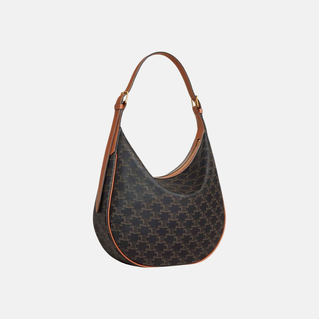 Medium Heloise Bag In Triomphe Canvas And Calfskin