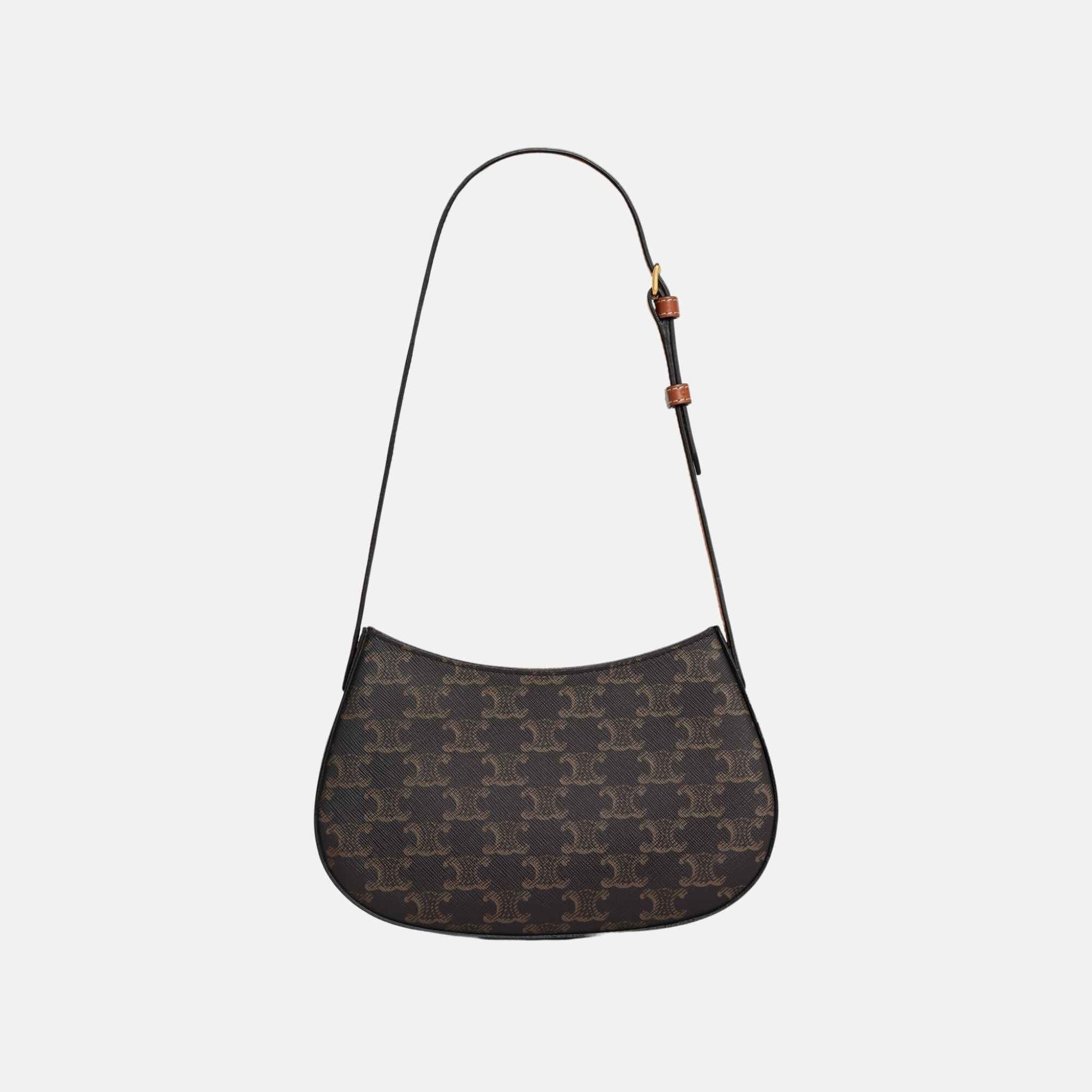 Medium Tilly Bag In Triomphe Canvas And Calfskin