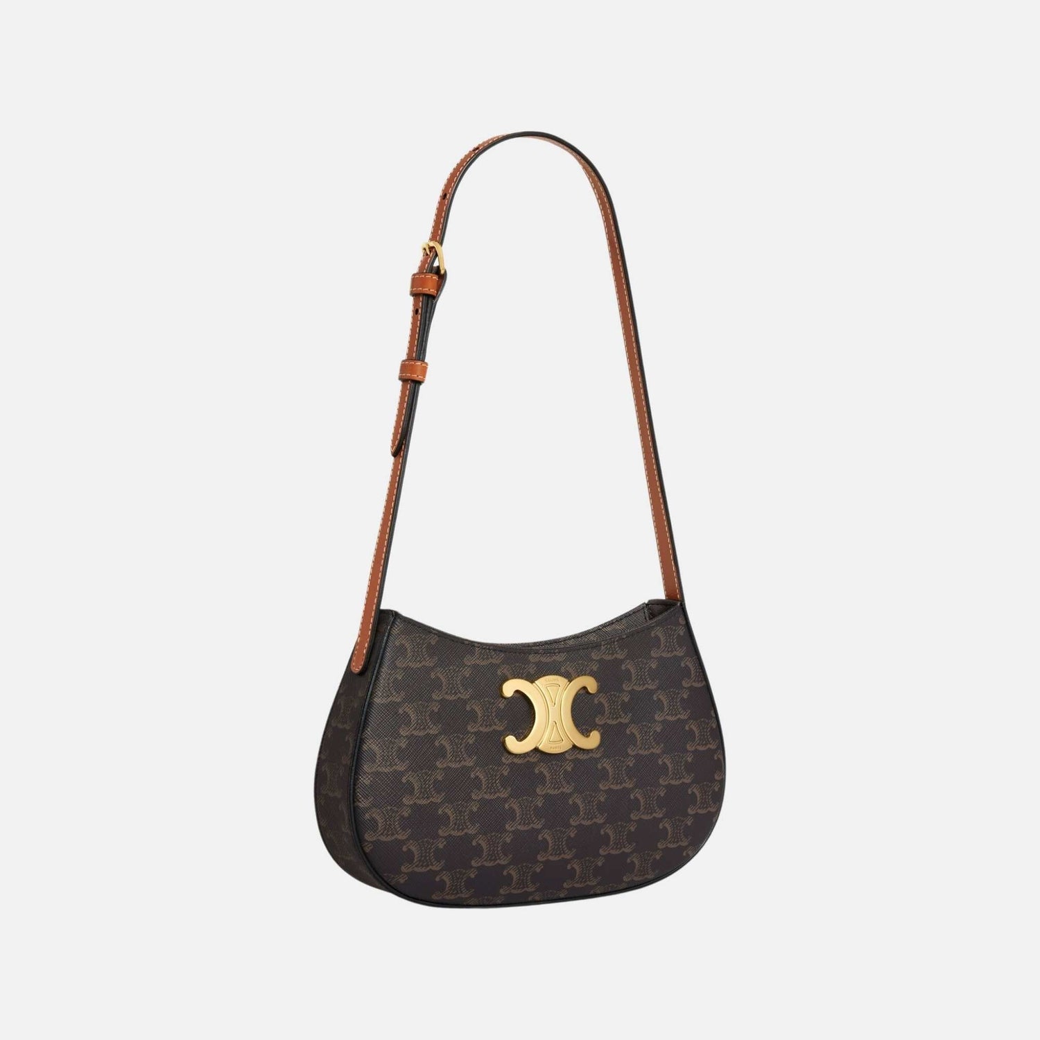 Medium Tilly Bag In Triomphe Canvas And Calfskin