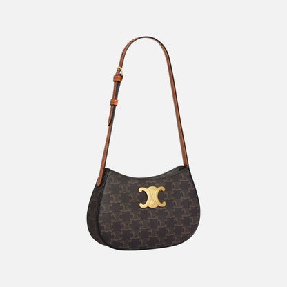 Medium Tilly Bag In Triomphe Canvas And Calfskin