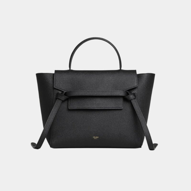 Micro Belt Bag In Grained Calfskin Handbag