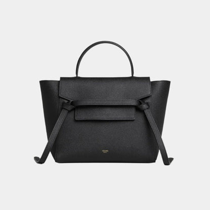 Micro Belt Bag In Grained Calfskin Handbag
